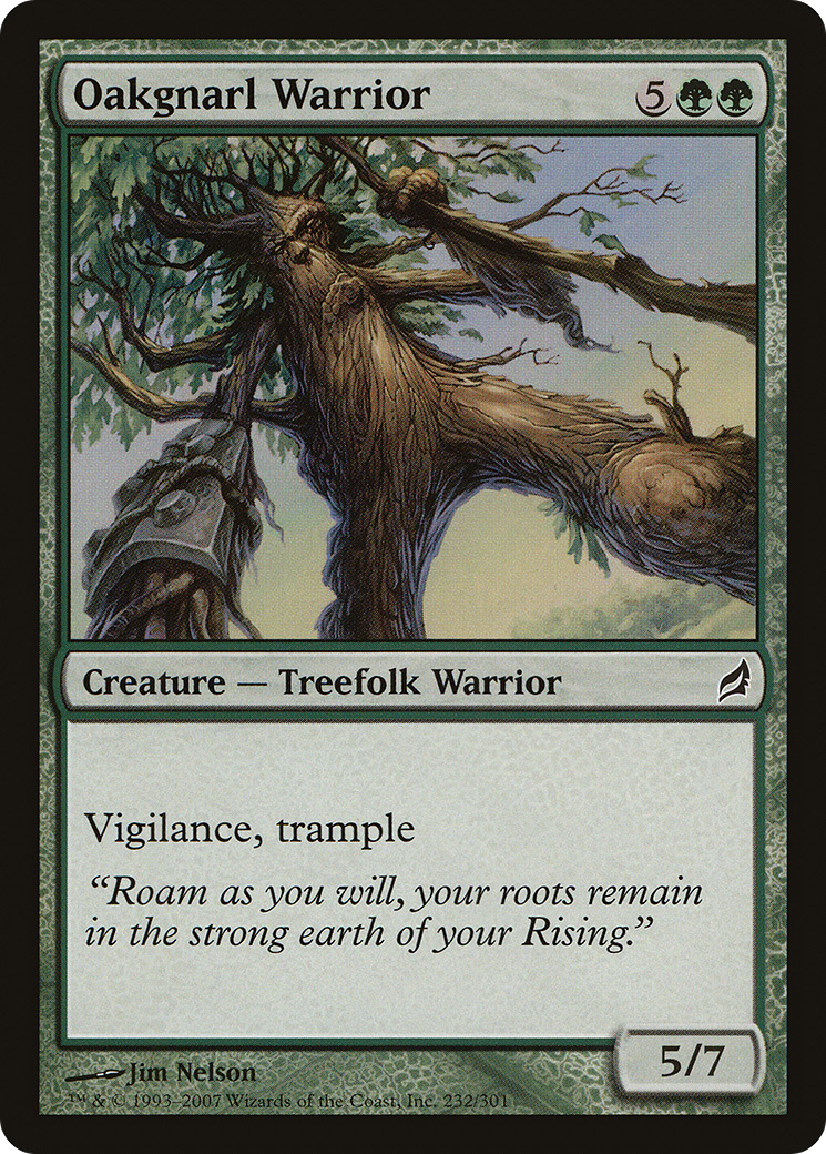 Oakgnarl Warrior (LRW-232) [Lorwyn] Foil MTG Single Wizards of the Coast