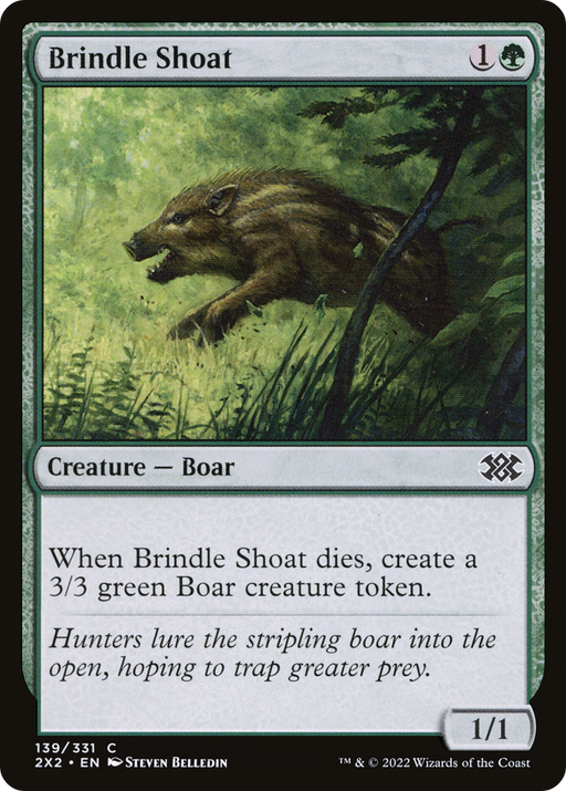 Brindle Shoat (2X2-139) [Double Masters 2022] MTG Single Wizards of the Coast