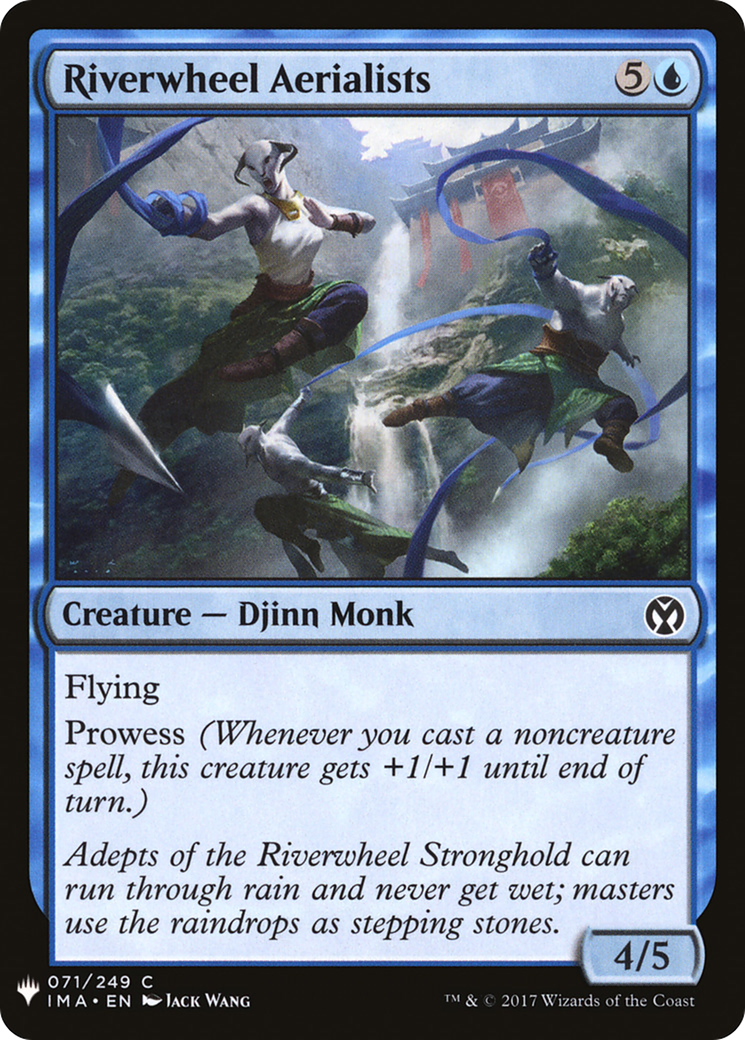 Riverwheel Aerialists (LIST-IMA-71) [Mystery Booster] The List MTG Single Wizards of the Coast