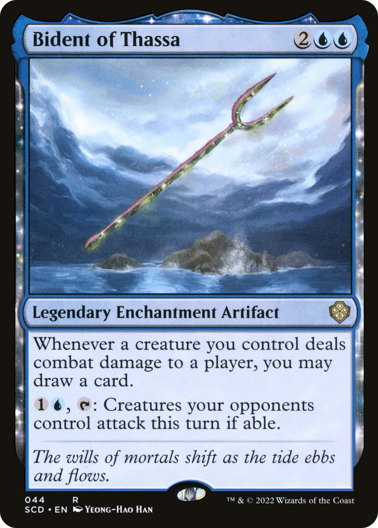 Bident of Thassa (SCD-044) [Starter Commander Decks] MTG Single Wizards of the Coast