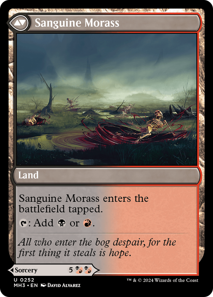 Bloodsoaked Insight (MH3-252) [Modern Horizons 3] MTG Single Wizards of the Coast