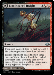Bloodsoaked Insight (MH3-252) [Modern Horizons 3] MTG Single Wizards of the Coast