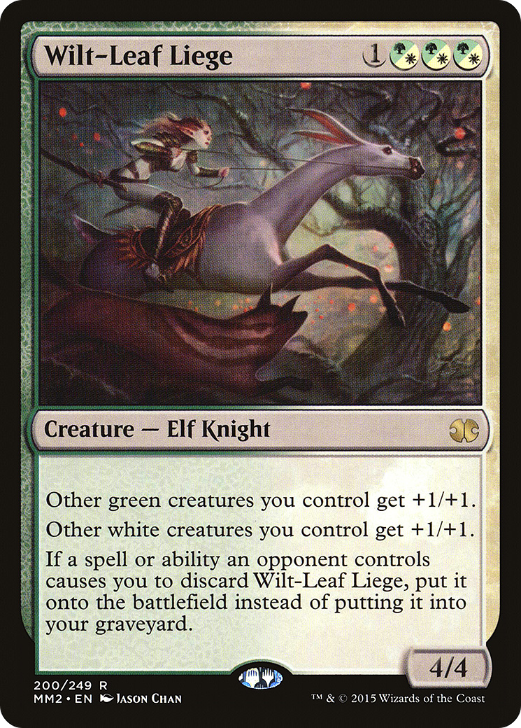 Wilt-Leaf Liege (MM2-200) [Modern Masters 2015] MTG Single Modern Masters 2015