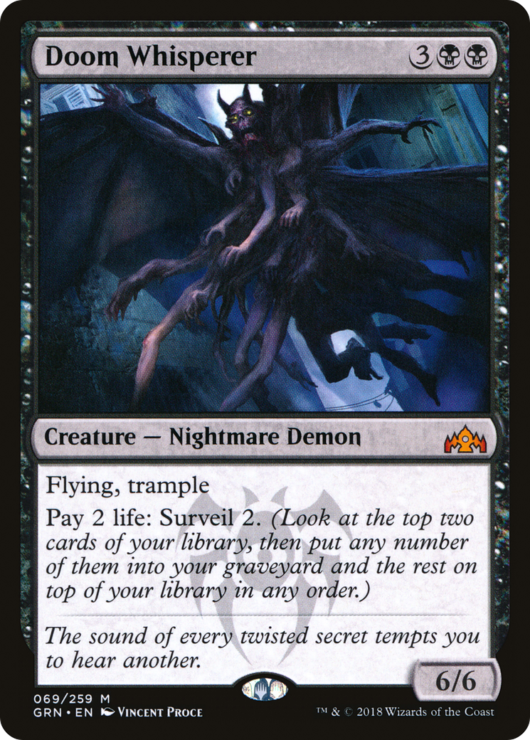 Doom Whisperer (GRN-069) [Guilds of Ravnica] MTG Single Wizards of the Coast