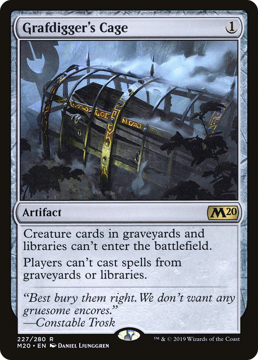 Grafdigger's Cage (M20-227) [Core Set 2020] MTG Single Wizards of the Coast