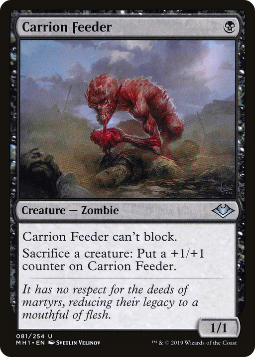 Carrion Feeder (MH1-081) [Modern Horizons] Foil MTG Single Wizards of the Coast