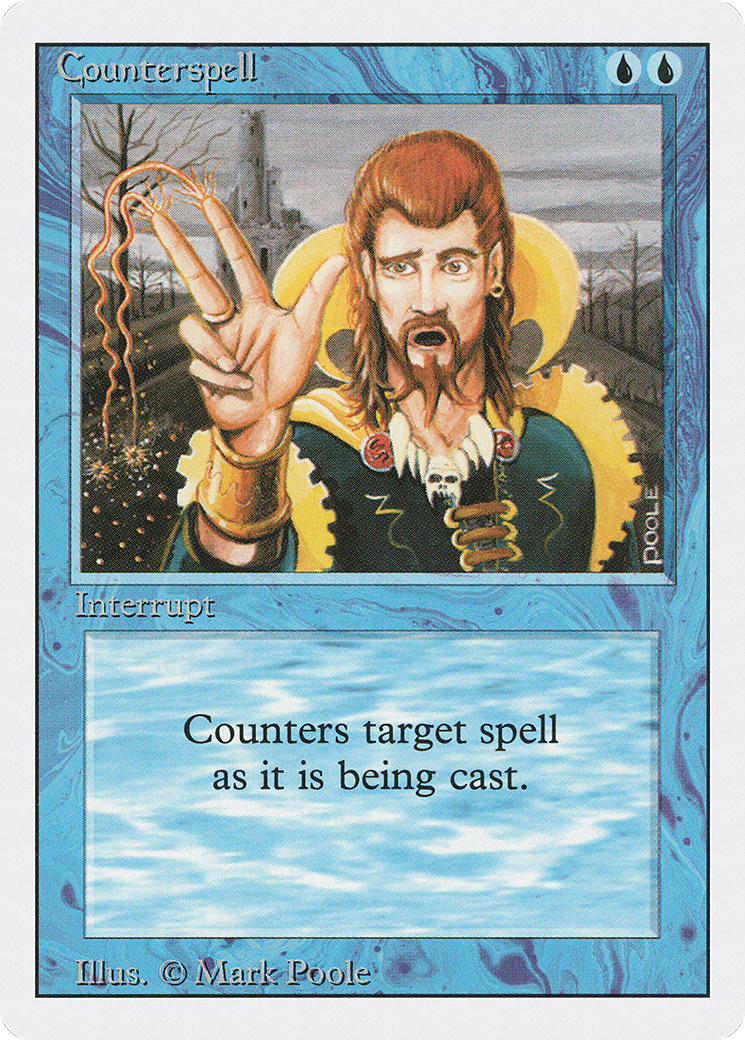Counterspell (3ED-054) [Revised Edition] MTG Single Wizards of the Coast