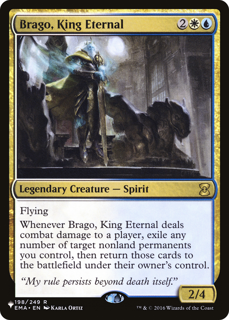 Brago, King Eternal (LIST-198/249) [Mystery Booster] The List MTG Single Wizards of the Coast