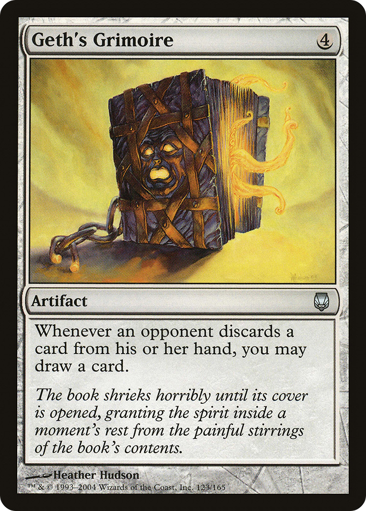 Geth's Grimoire (DST-123) [Darksteel] MTG Single Wizards of the Coast
