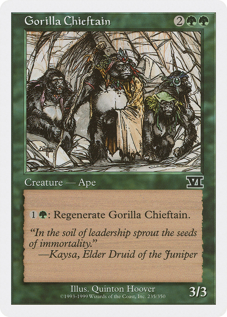 Gorilla Chieftain [Classic Sixth Edition] MTG Single Magic: The Gathering