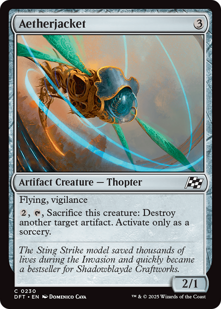 Aetherjacket (DFT-230) [Aetherdrift] Foil MTG Single Wizards of the Coast
