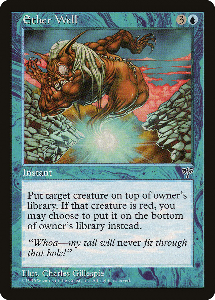 Ether Well (MIR-065) [Mirage] MTG Single Wizards of the Coast
