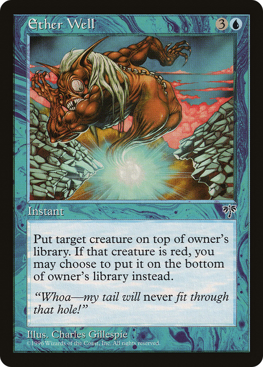 Ether Well (MIR-065) [Mirage] MTG Single Wizards of the Coast