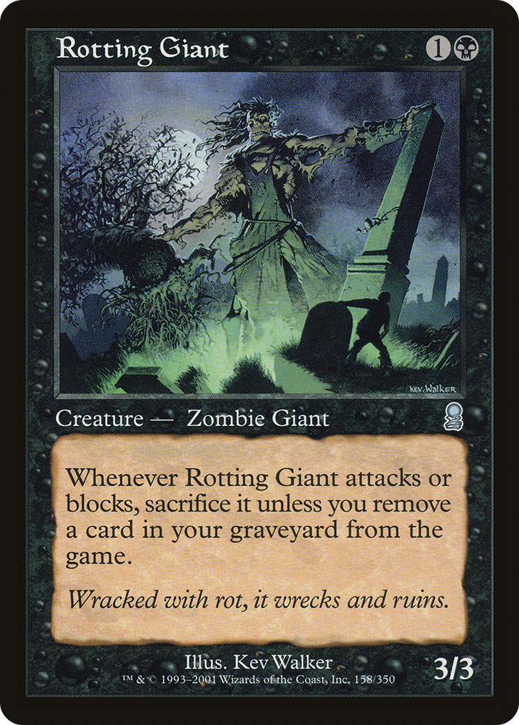 Rotting Giant [Odyssey] MTG Single Magic: The Gathering   