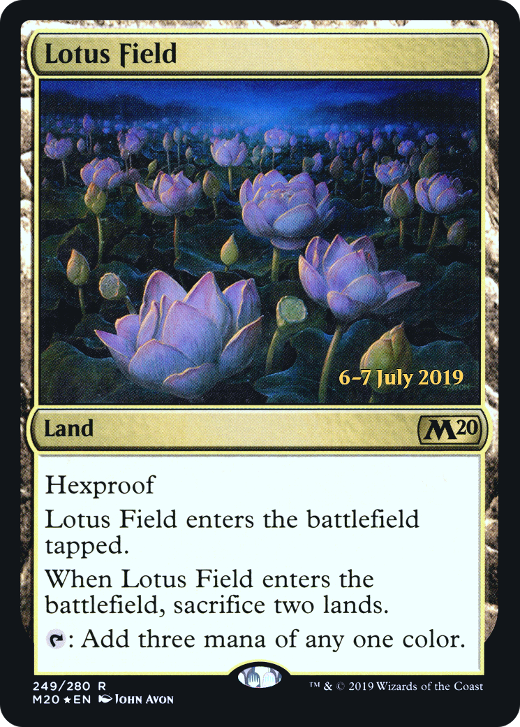 Lotus Field (PRE-249) [Core Set 2020 Promos] Foil MTG Single Wizards of the Coast
