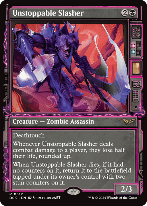 Unstoppable Slasher (DSK-312) [Duskmourn: House of Horror] (Showcase) MTG Single Wizards of the Coast