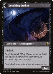 Curse of Leeches (MID-094) [Innistrad: Midnight Hunt] Foil MTG Single Wizards of the Coast