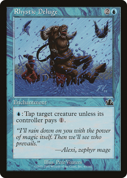 Rhystic Deluge (PCY-043) [Prophecy] MTG Single Wizards of the Coast