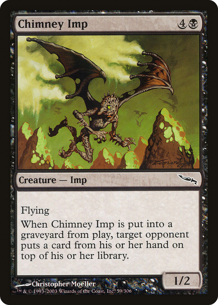 Chimney Imp (MRD-059) [Mirrodin] MTG Single Wizards of the Coast