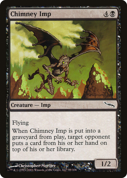 Chimney Imp (MRD-059) [Mirrodin] MTG Single Wizards of the Coast