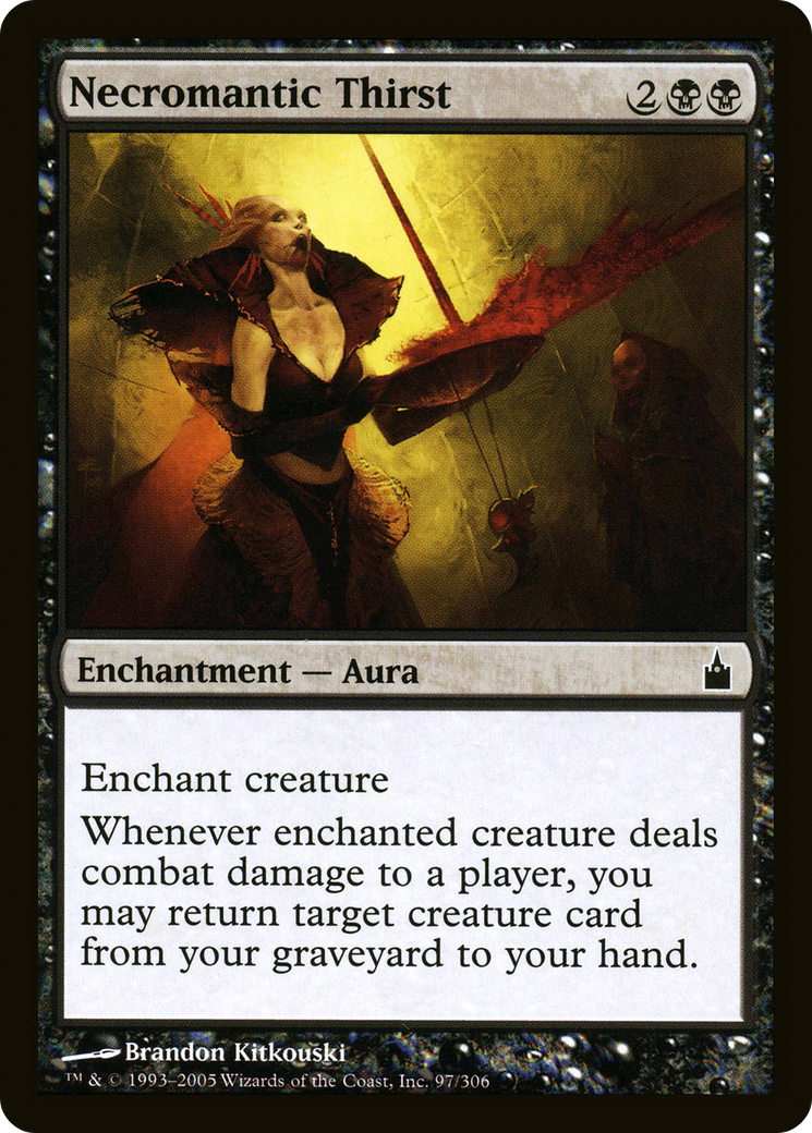 Necromantic Thirst [Ravnica: City of Guilds] MTG Single Magic: The Gathering   