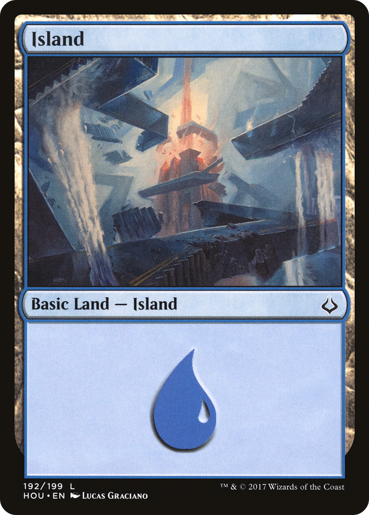 Island (HOU-192) [Hour of Devastation] MTG Single Wizards of the Coast