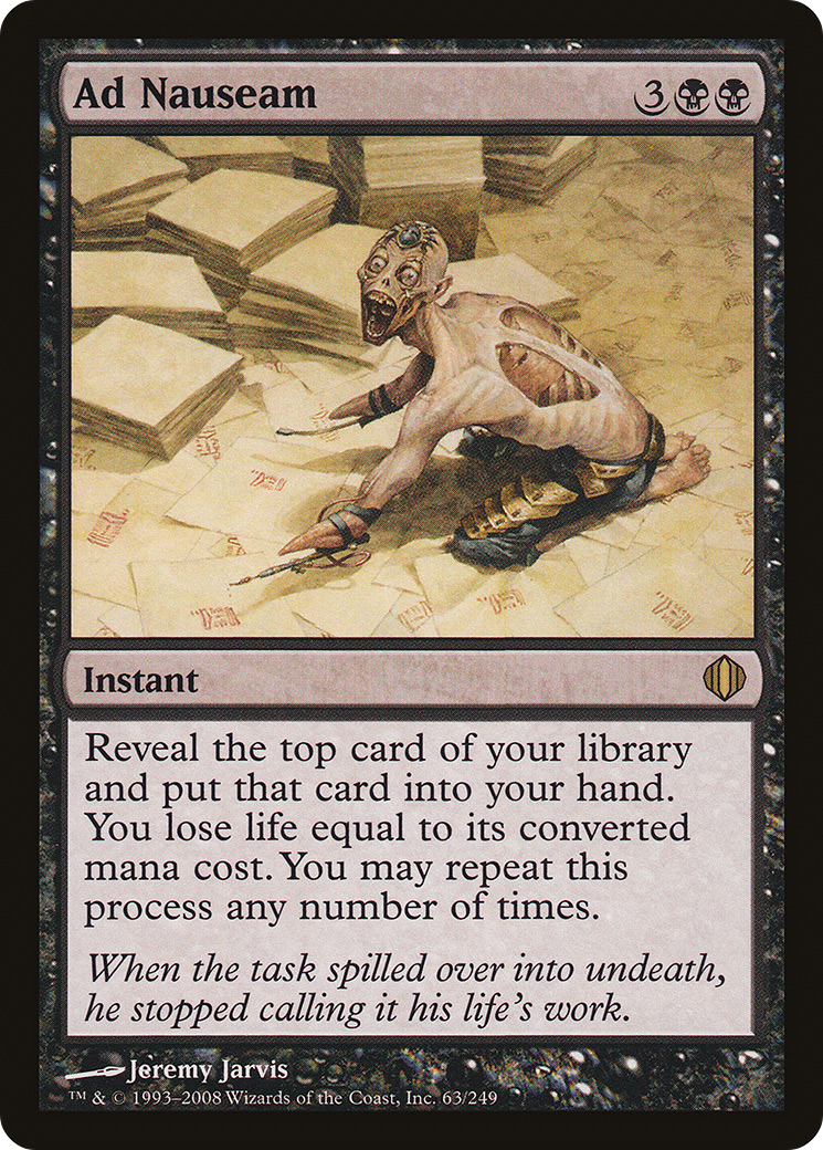 Ad Nauseam (ALA-063) [Shards of Alara] Foil MTG Single Wizards of the Coast