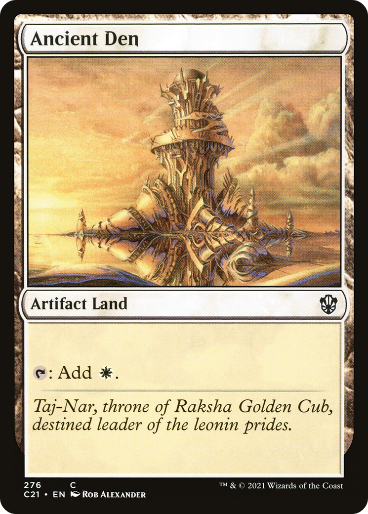 Ancient Den (C21-276) [Commander 2021] MTG Single Wizards of the Coast