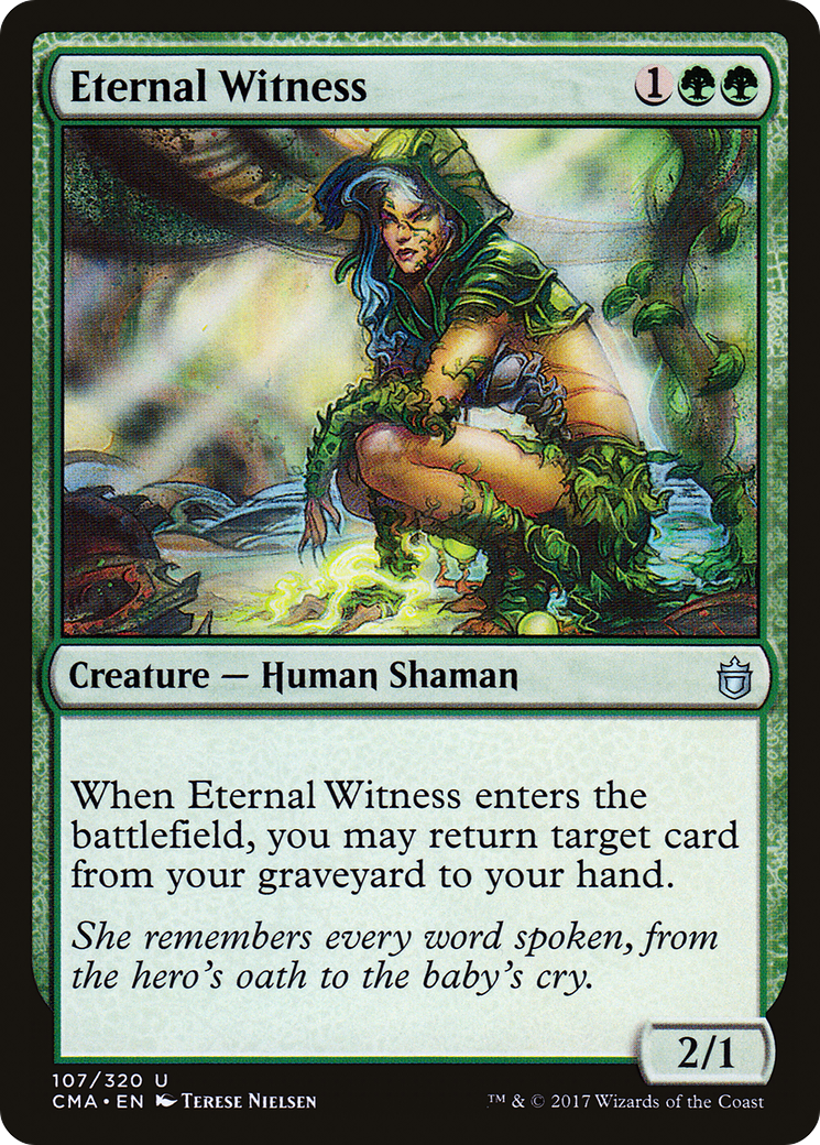 Eternal Witness (CMA-107) [Commander Anthology] MTG Single Wizards of the Coast