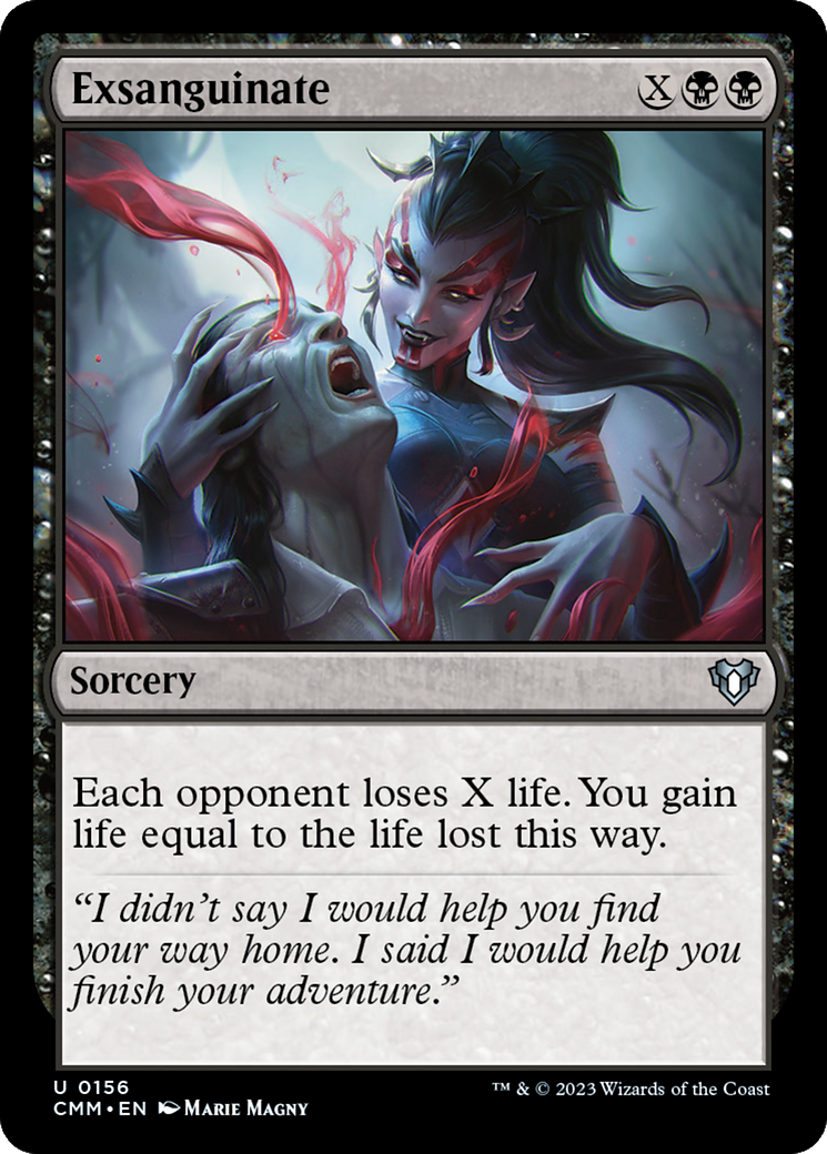 Exsanguinate (CMM-156) [Commander Masters] Foil MTG Single Wizards of the Coast