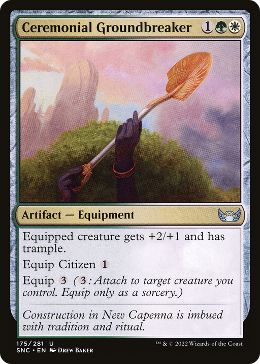 Ceremonial Groundbreaker (SNC-175) [Streets of New Capenna] MTG Single Wizards of the Coast
