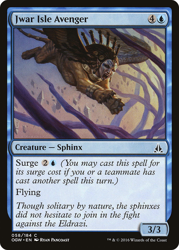 Jwar Isle Avenger (OGW-058) [Oath of the Gatewatch] MTG Single Wizards of the Coast