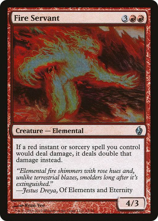 Fire Servant (PD2-015) [Misc] Premium Deck Series: Fire and Lightning Foil MTG Single Wizards of the Coast
