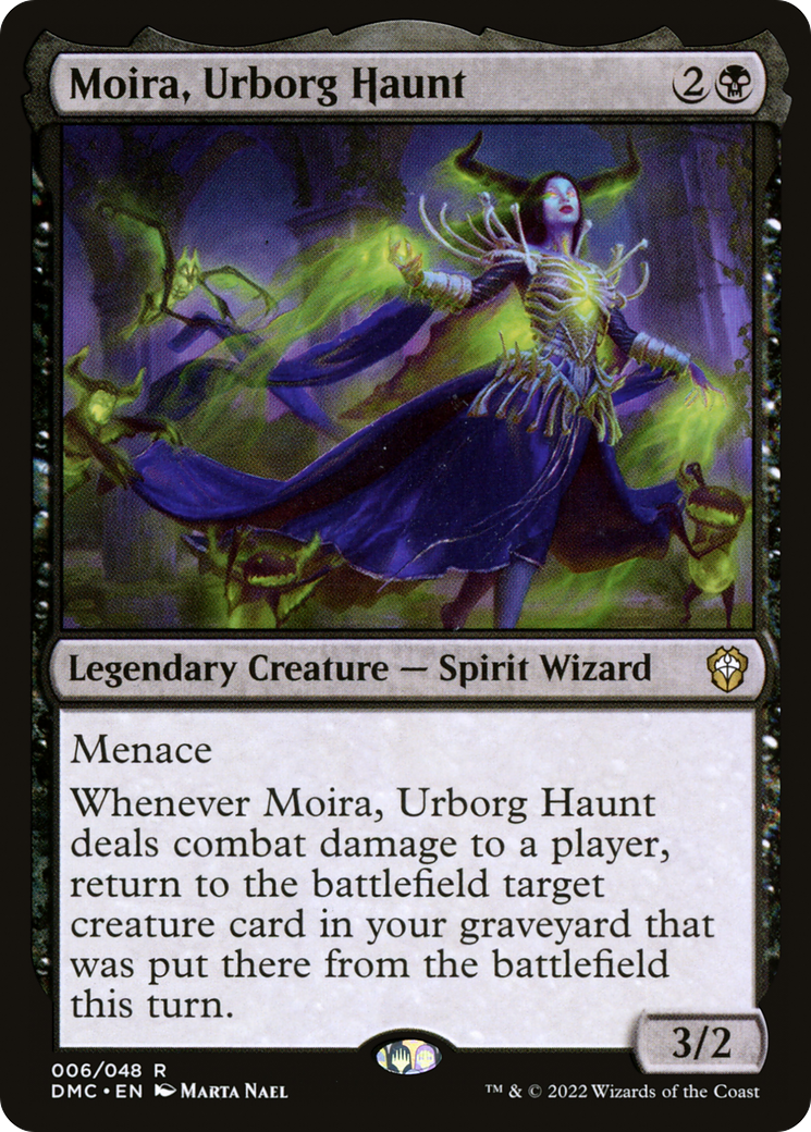 Moira, Urborg Haunt (DMC-006) [Dominaria United Commander] MTG Single Wizards of the Coast
