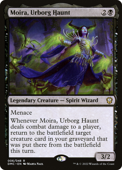 Moira, Urborg Haunt (DMC-006) [Dominaria United Commander] MTG Single Wizards of the Coast