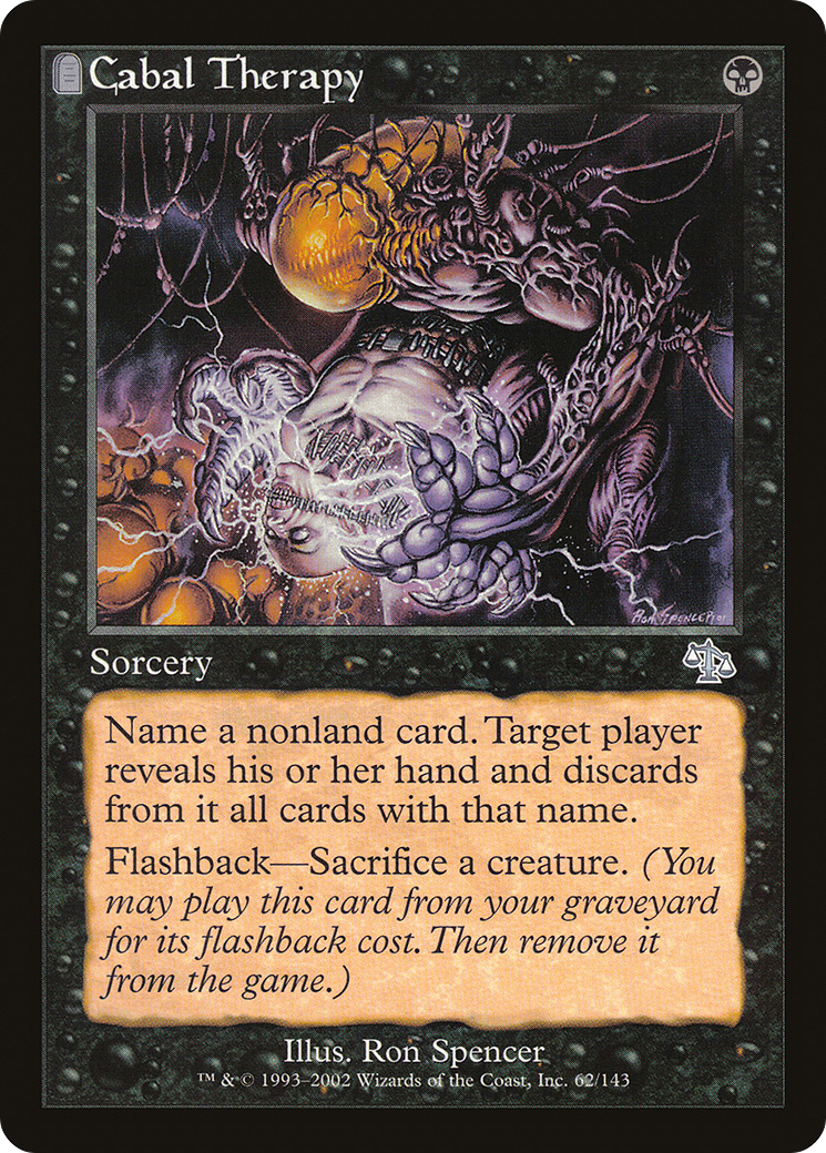 Cabal Therapy (JUD-062) [Judgment] MTG Single Wizards of the Coast