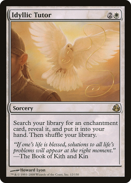 Idyllic Tutor (MOR-012) [Morningtide] Foil MTG Single Wizards of the Coast