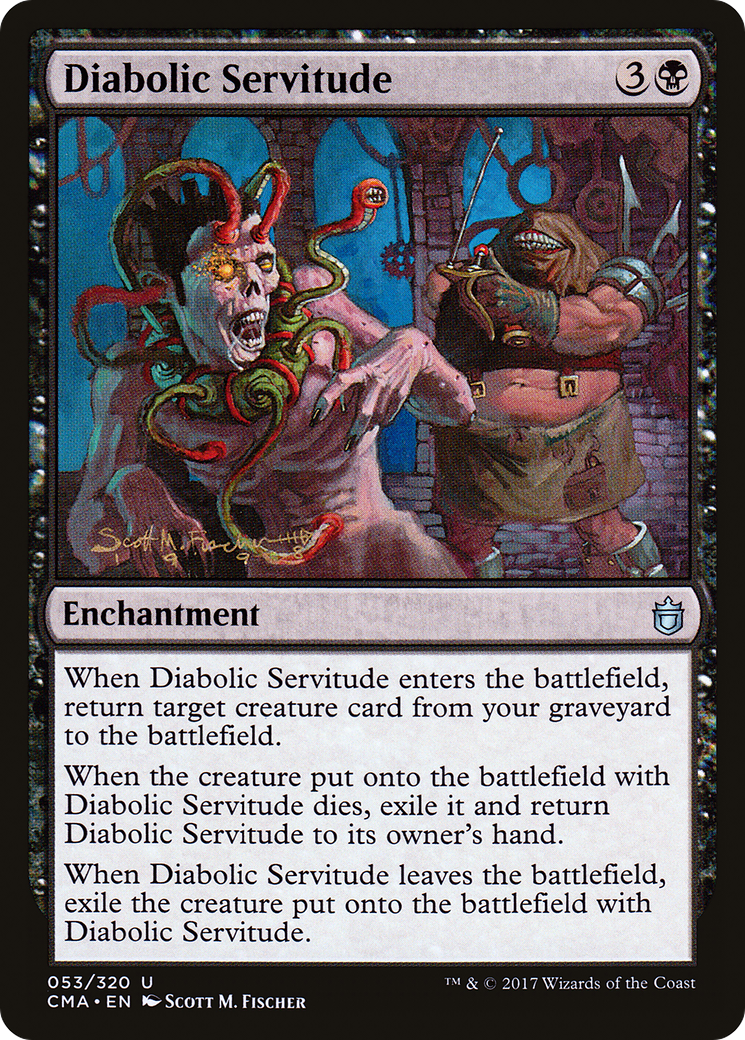 Diabolic Servitude (CMA-053) [Commander Anthology] MTG Single Wizards of the Coast