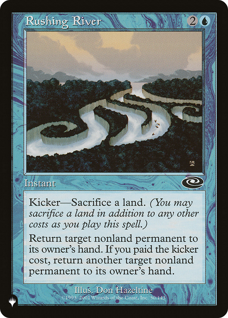 Rushing River (LIST-PLS-30) [Mystery Booster] The List MTG Single Wizards of the Coast