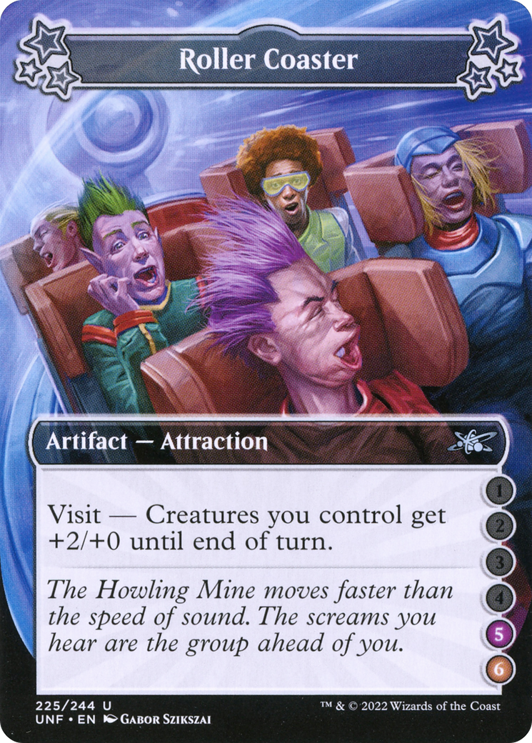 Roller Coaster (UNF-225D) [Unfinity] Foil MTG Single Wizards of the Coast