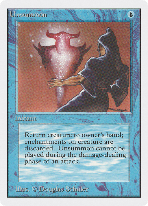 Unsummon (2ED-087) [Oldschool] Unlimited Edition MTG Single Wizards of the Coast