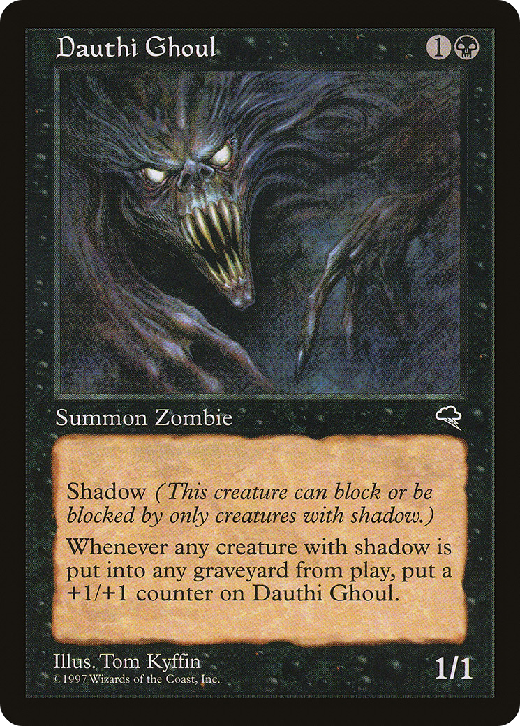 Dauthi Ghoul [Tempest] MTG Single Magic: The Gathering   