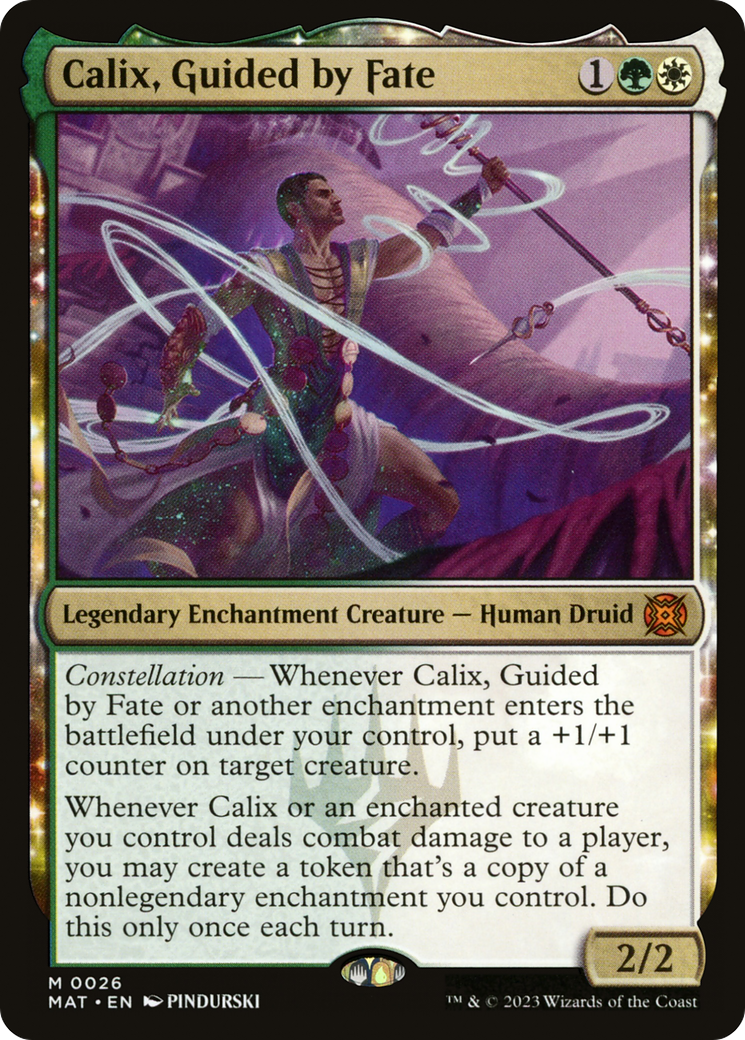 Calix, Guided by Fate (MAT-026) [March of the Machine: The Aftermath] MTG Single Wizards of the Coast