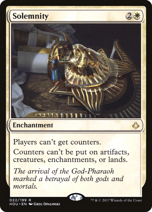 Solemnity (HOU-022) [Hour of Devastation] MTG Single Wizards of the Coast