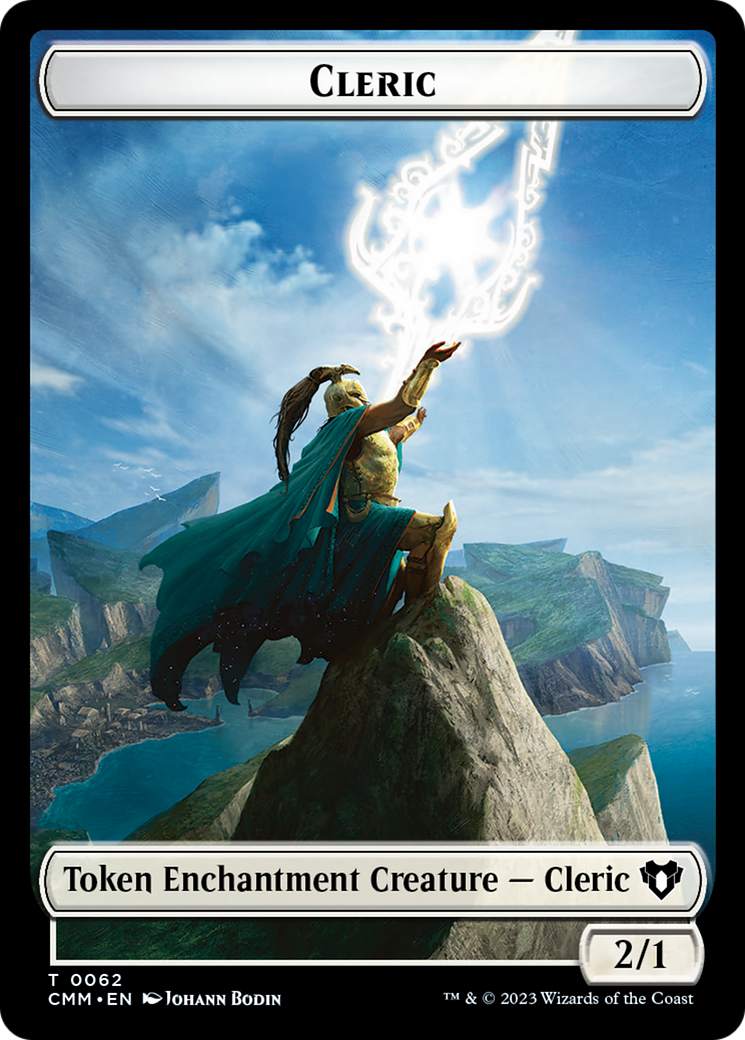 Cleric (TCMM-062) [Tokens] Commander Masters Tokens Foil MTG Single Wizards of the Coast