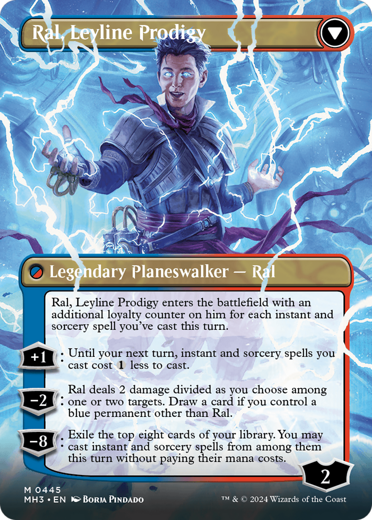Ral, Monsoon Mage (MH3-445) [Modern Horizons 3] (Borderless) MTG Single Modern Horizons 3