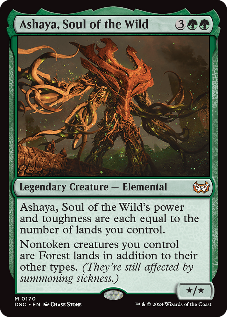 Ashaya, Soul of the Wild (DSC-170) [Duskmourn: House of Horror Commander] MTG Single Wizards of the Coast