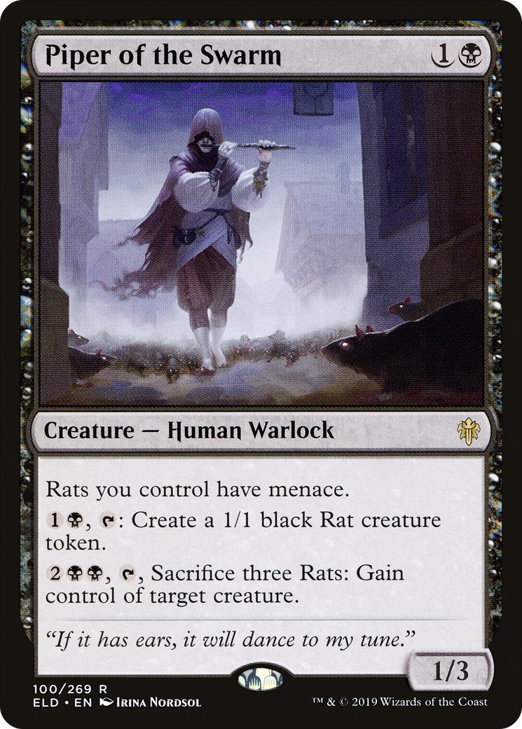 Piper of the Swarm (ELD-100) [Throne of Eldraine] MTG Single Wizards of the Coast