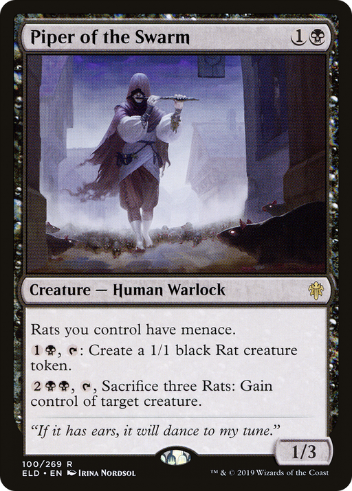 Piper of the Swarm (ELD-100) [Throne of Eldraine] MTG Single Wizards of the Coast