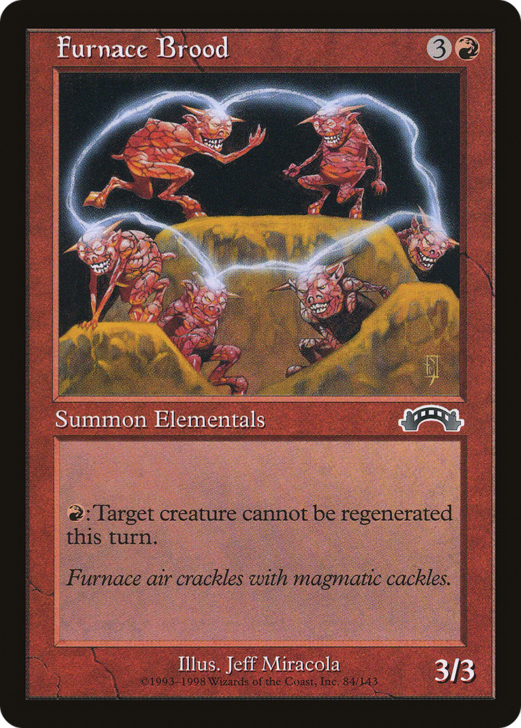 Furnace Brood [Exodus] MTG Single Magic: The Gathering
